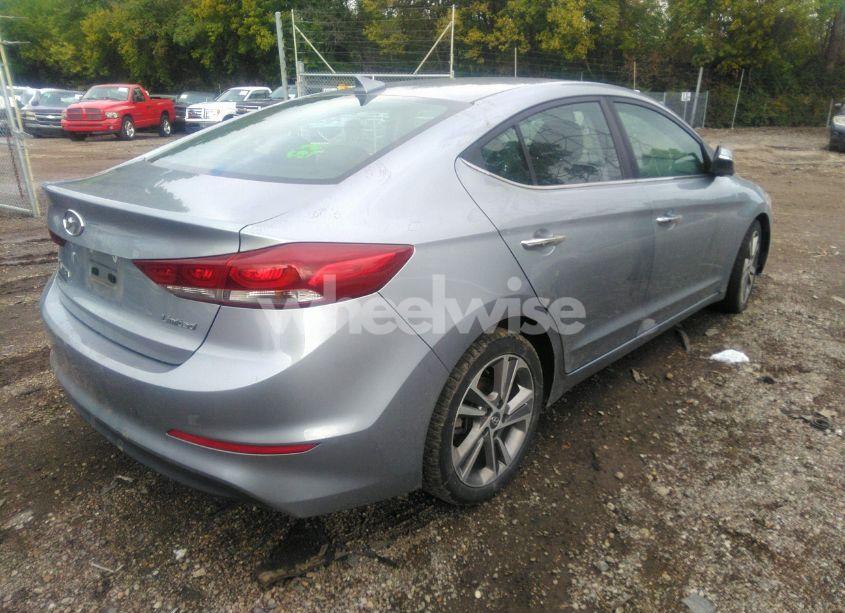 Photo 4 of 2017 Hyundai Elantra LIMITED (VIN 5NPD84LFXHH154697)