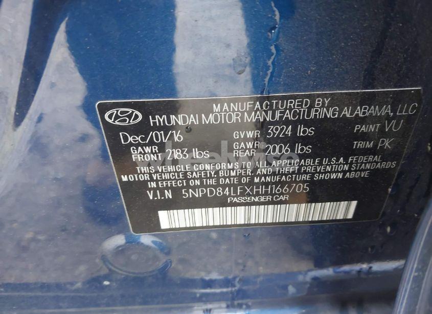 Photo 9 of 2017 Hyundai Elantra SE (VIN 5NPD84LFXHH166705)