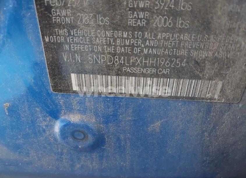 Photo 9 of 2017 Hyundai Elantra VALUE EDITION (VIN 5NPD84LFXHH196254)