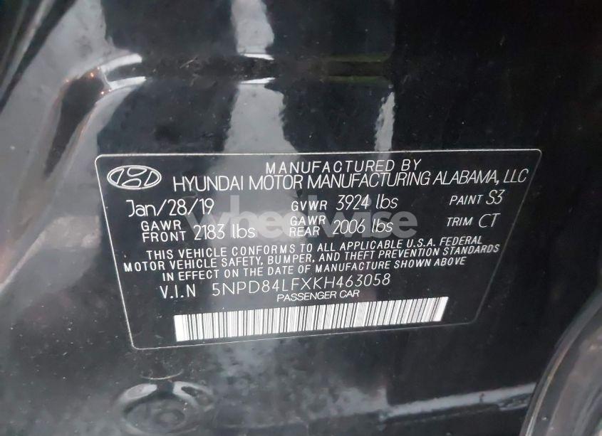 Photo 9 of 2019 Hyundai Elantra VALUE EDITION (VIN 5NPD84LFXKH463058)