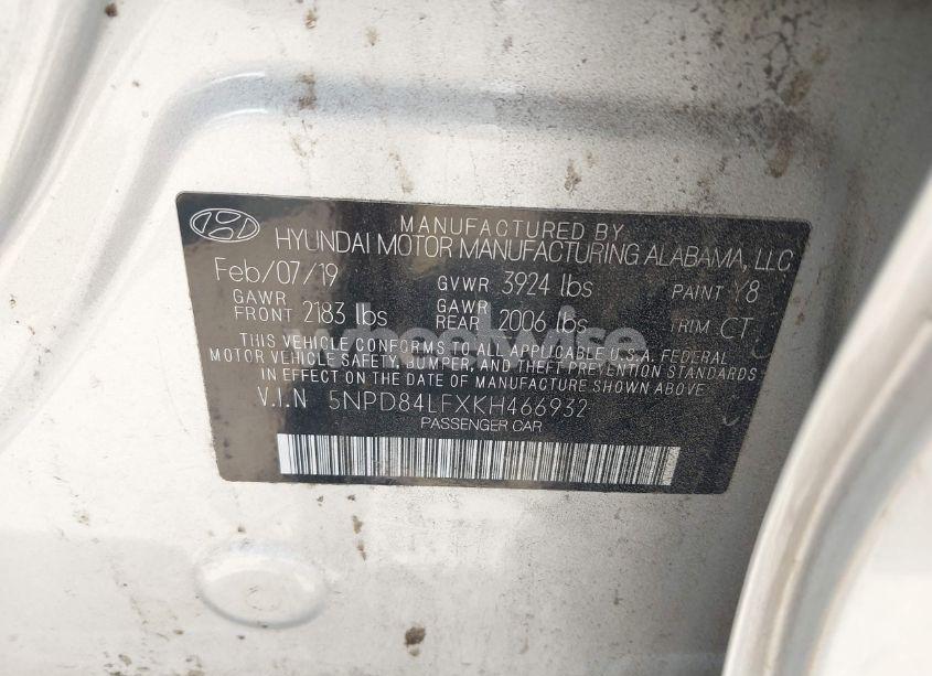 Photo 9 of 2019 Hyundai Elantra SEL (VIN 5NPD84LFXKH466932)