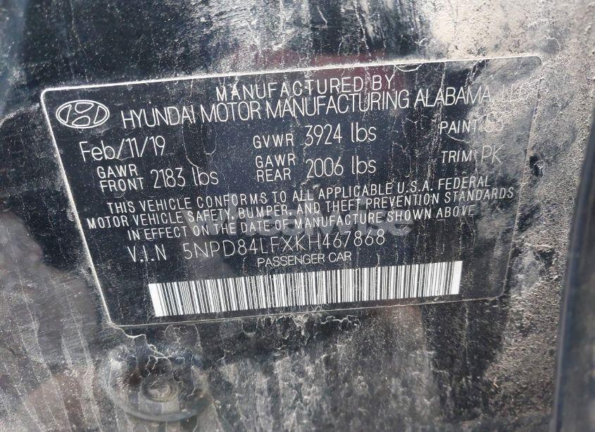 Photo 9 of 2019 Hyundai Elantra SEL (VIN 5NPD84LFXKH467868)