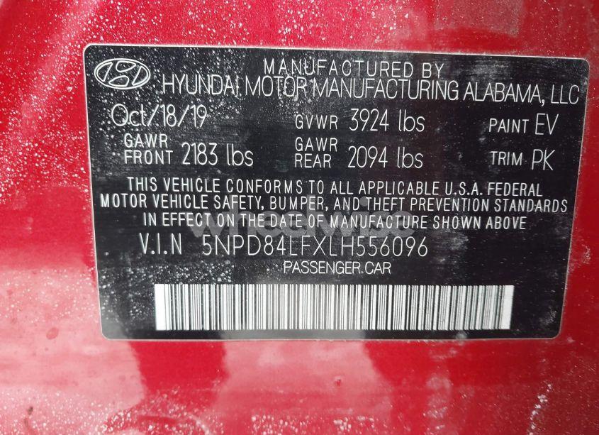 Photo 9 of 2020 Hyundai Elantra SEL (VIN 5NPD84LFXLH556096)