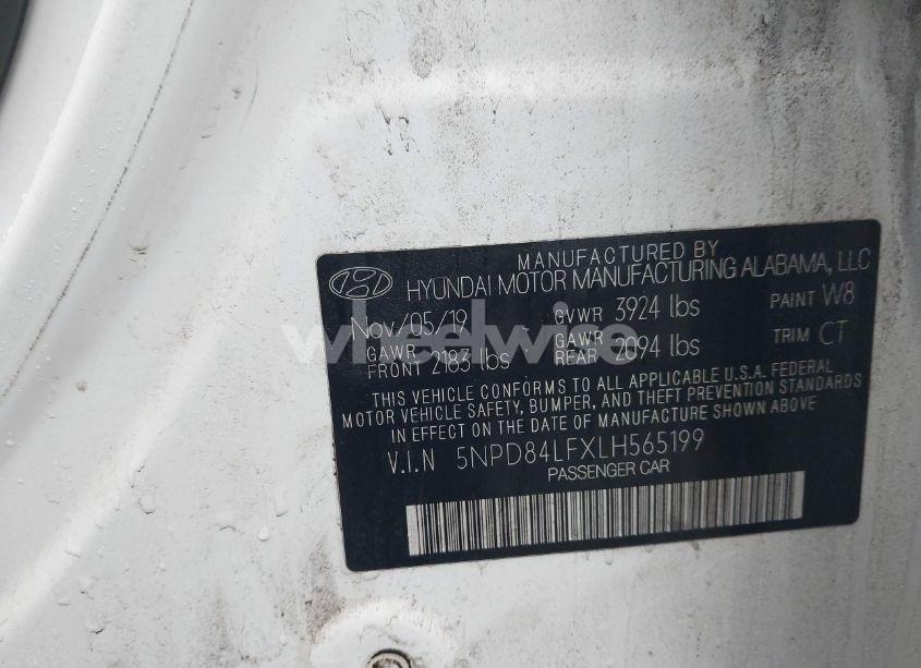 Photo 9 of 2020 Hyundai Elantra SEL (VIN 5NPD84LFXLH565199)