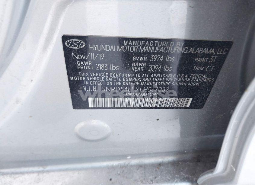 Photo 9 of 2020 Hyundai Elantra SEL (VIN 5NPD84LFXLH567082)