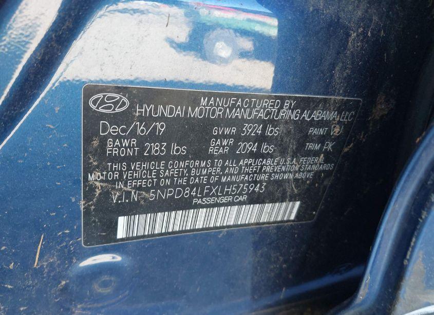 Photo 9 of 2020 Hyundai Elantra VALUE EDITION (VIN 5NPD84LFXLH575943)