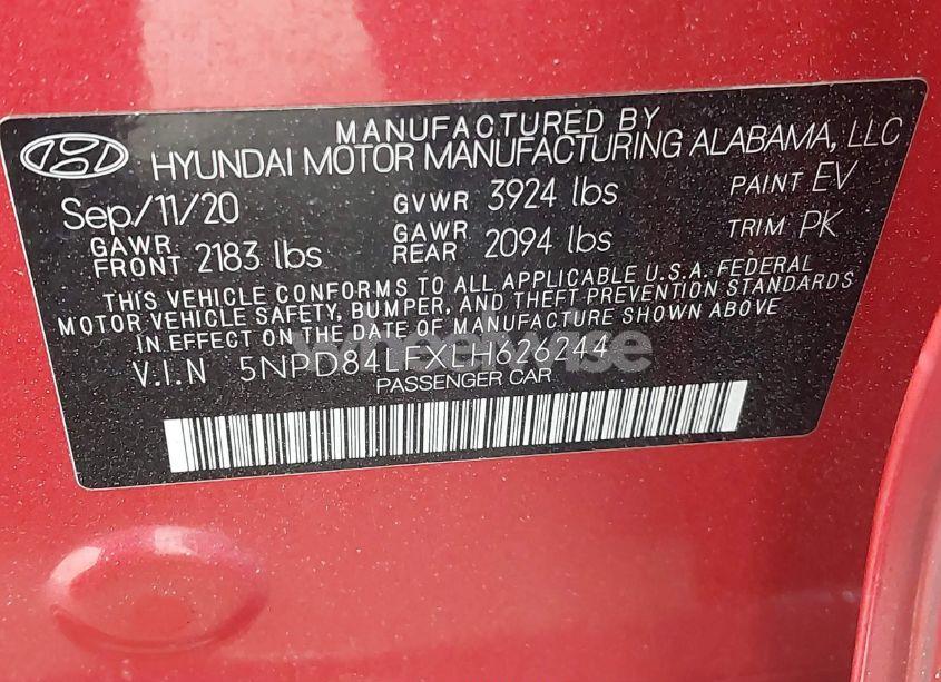 Photo 9 of 2020 Hyundai Elantra SEL (VIN 5NPD84LFXLH626244)