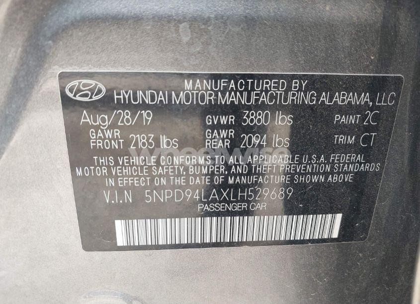 Photo 9 of 2020 Hyundai Elantra ECO (VIN 5NPD94LAXLH529689)