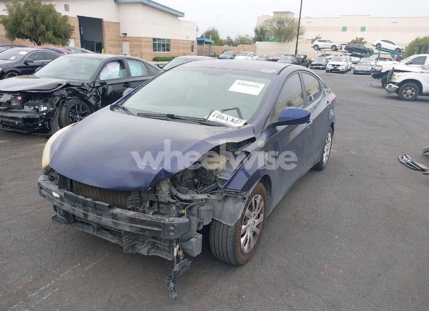 Photo 2 of 2011 Hyundai Elantra GLS (VIN 5NPDH4AE0BH026695)