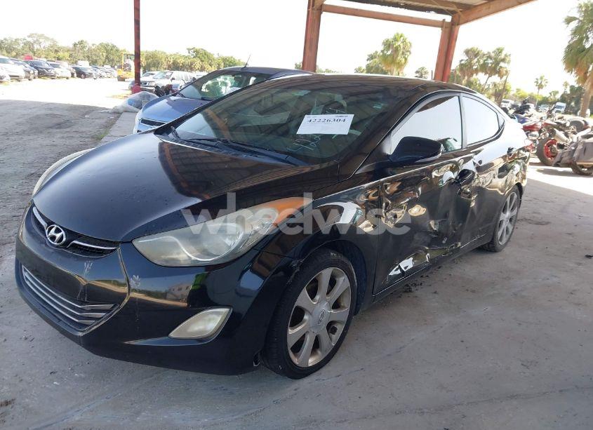 Photo 2 of 2011 Hyundai Elantra LIMITED (VIN 5NPDH4AE0BH075587)