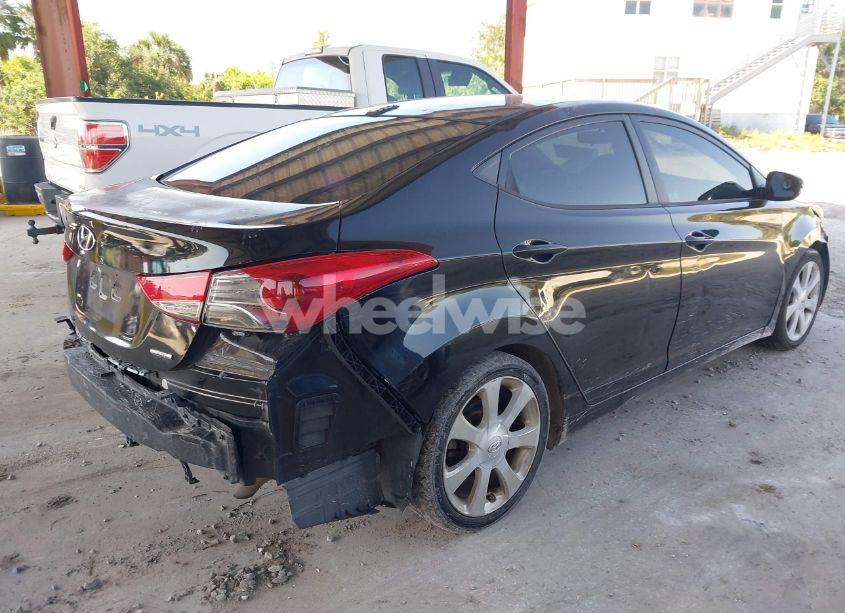 Photo 4 of 2011 Hyundai Elantra LIMITED (VIN 5NPDH4AE0BH075587)
