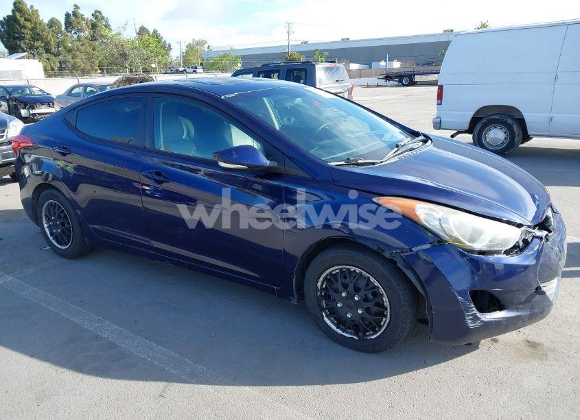 2012 Hyundai Elantra LIMITED (VIN 5NPDH4AE0CH099860) main photo