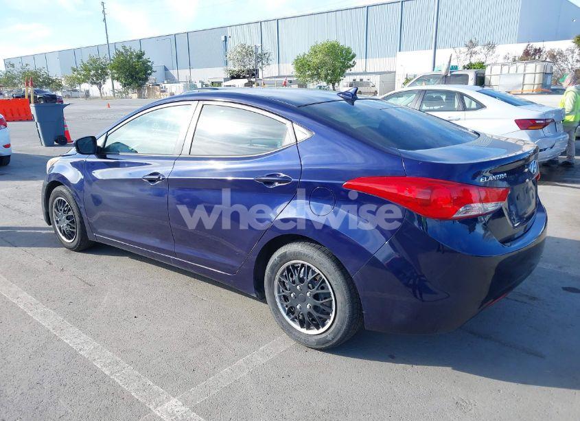 Photo 3 of 2012 Hyundai Elantra LIMITED (VIN 5NPDH4AE0CH099860)