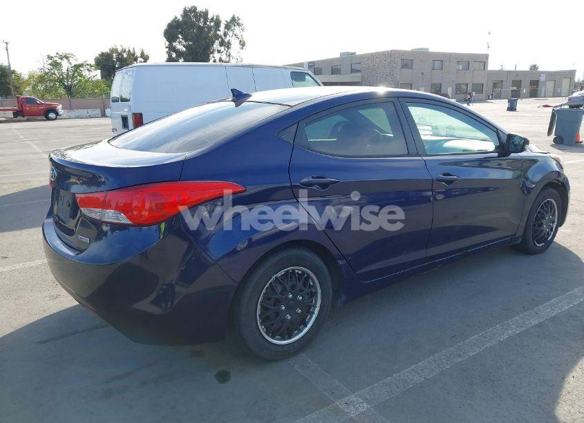 Photo 4 of 2012 Hyundai Elantra LIMITED (VIN 5NPDH4AE0CH099860)