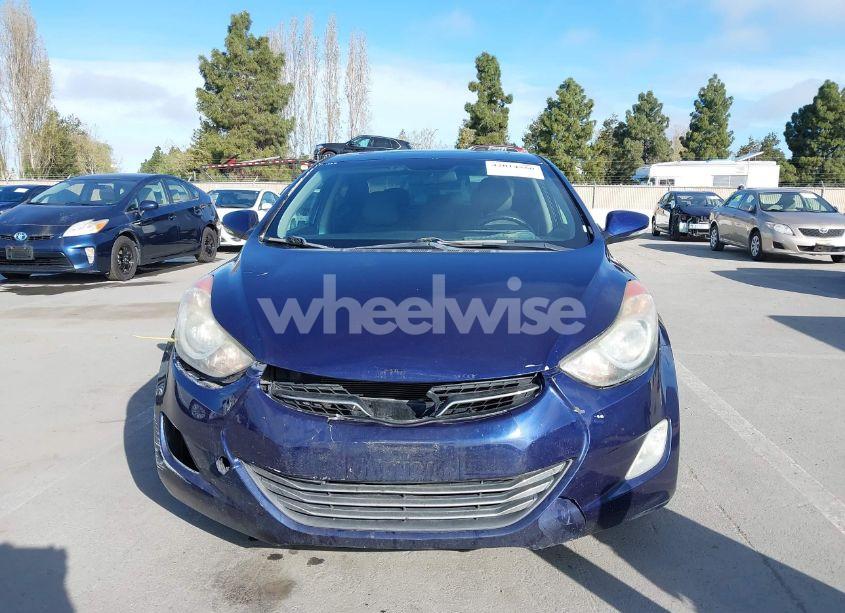 Photo 6 of 2012 Hyundai Elantra LIMITED (VIN 5NPDH4AE0CH099860)