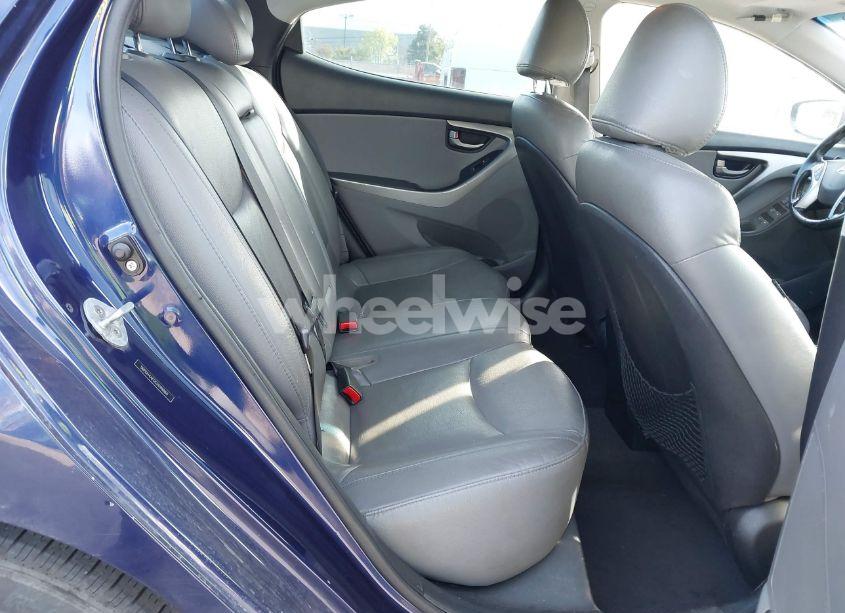 Photo 8 of 2012 Hyundai Elantra LIMITED (VIN 5NPDH4AE0CH099860)