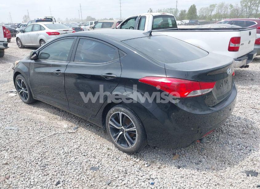 Photo 3 of 2012 Hyundai Elantra LIMITED (VIN 5NPDH4AE0CH102854)