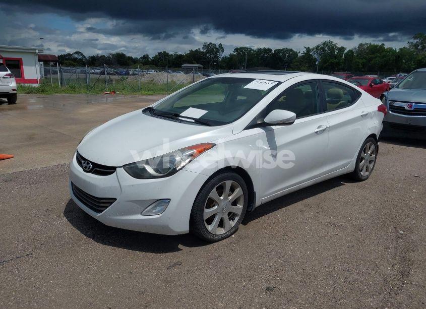Photo 2 of 2012 Hyundai Elantra LIMITED (VIN 5NPDH4AE0CH118732)