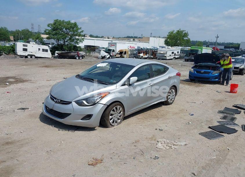 Photo 2 of 2012 Hyundai Elantra GLS (VIN 5NPDH4AE0CH150600)