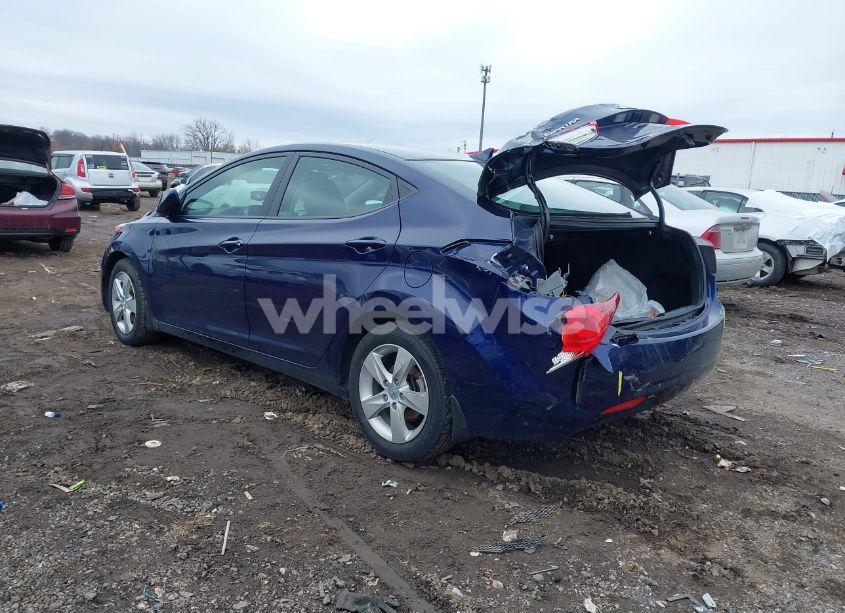 Photo 3 of 2013 Hyundai Elantra GLS (VIN 5NPDH4AE0DH159363)