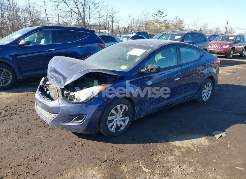 Photo 2 of 2013 Hyundai Elantra GLS (VIN 5NPDH4AE0DH204270)