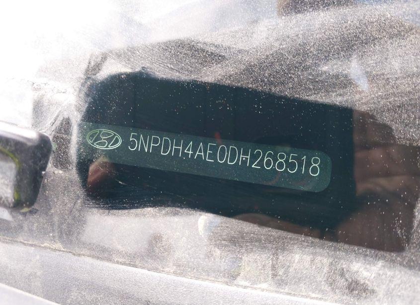 Photo 9 of 2013 Hyundai Elantra GLS (VIN 5NPDH4AE0DH268518)