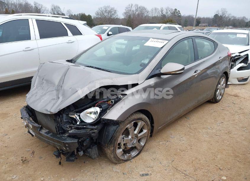 Photo 2 of 2013 Hyundai Elantra LIMITED (VIN 5NPDH4AE0DH271466)
