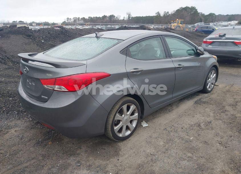 Photo 4 of 2013 Hyundai Elantra LIMITED (VIN 5NPDH4AE0DH360423)