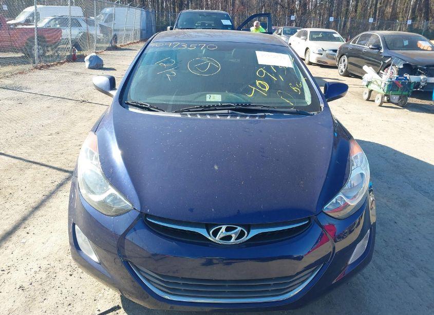 Photo 12 of 2013 Hyundai Elantra GLS (VIN 5NPDH4AE0DH420989)