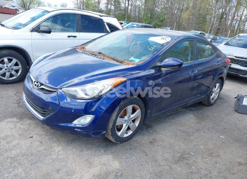 Photo 2 of 2013 Hyundai Elantra GLS (VIN 5NPDH4AE0DH436206)