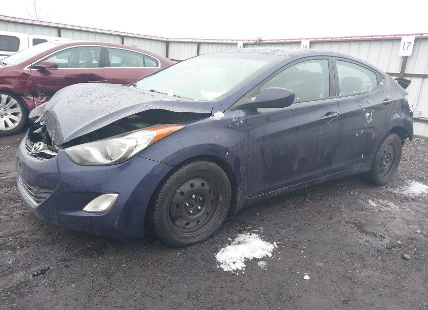 Photo 2 of 2013 Hyundai Elantra GLS (VIN 5NPDH4AE0DH447643)