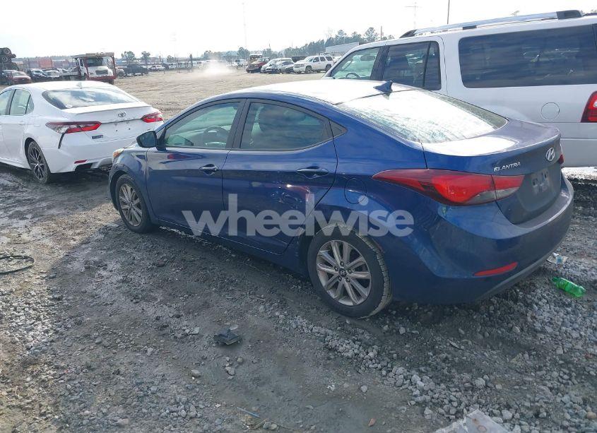 Photo 3 of 2015 Hyundai Elantra SE (VIN 5NPDH4AE0FH598713)