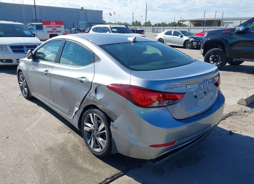 Photo 3 of 2015 Hyundai Elantra LIMITED (VIN 5NPDH4AE0FH622668)