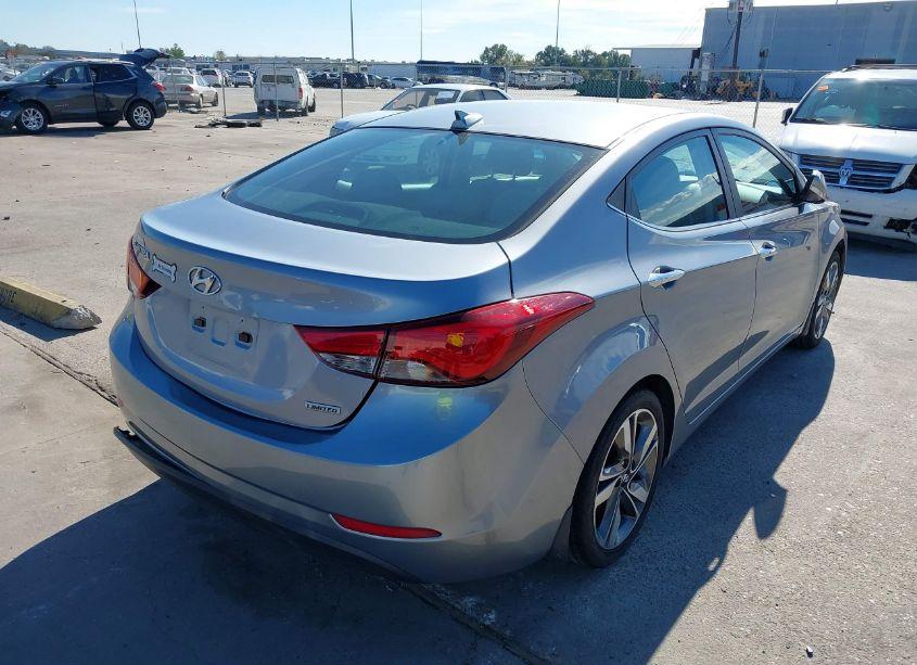 Photo 4 of 2015 Hyundai Elantra LIMITED (VIN 5NPDH4AE0FH622668)