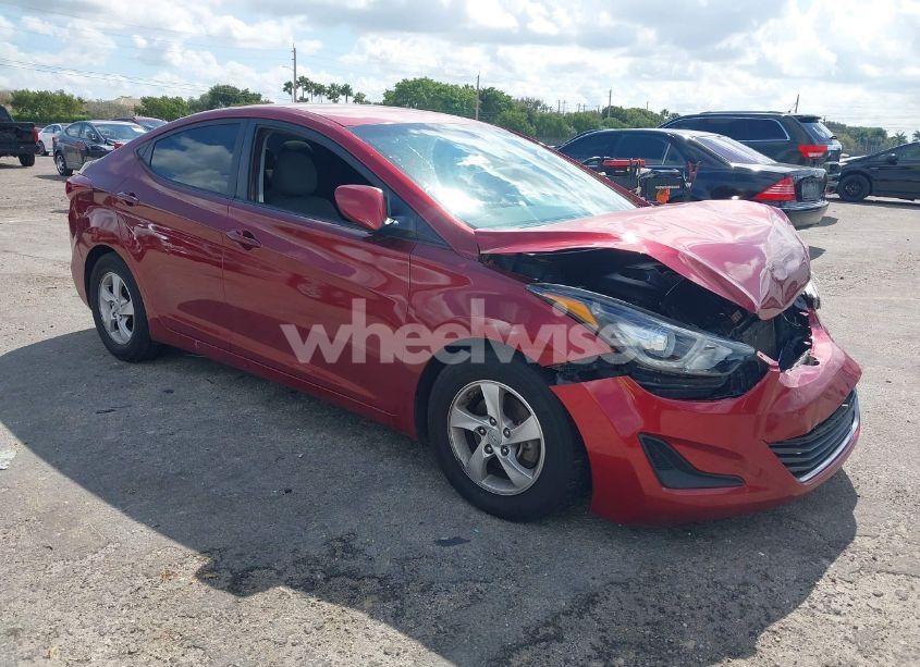 2015 Hyundai Elantra SE (VIN 5NPDH4AE0FH650356) main photo