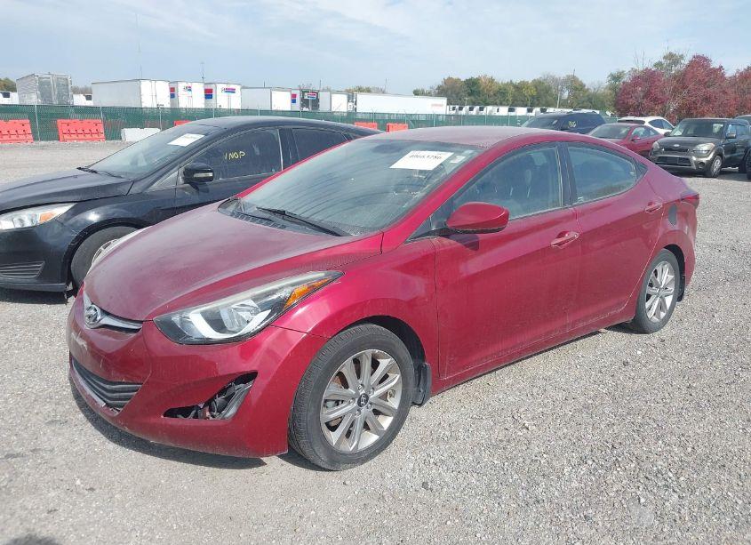 Photo 2 of 2016 Hyundai Elantra SE (VIN 5NPDH4AE0GH655459)