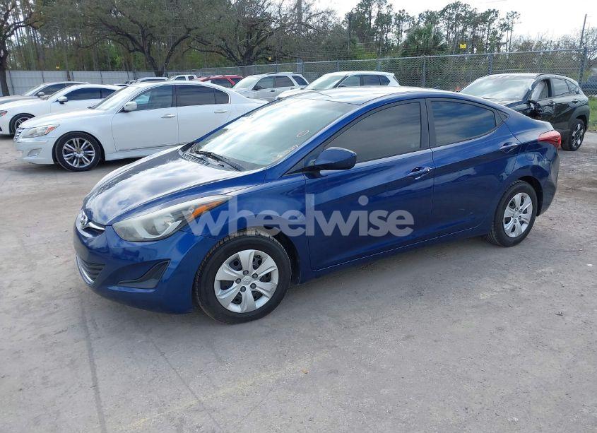 Photo 2 of 2016 Hyundai Elantra SE (VIN 5NPDH4AE0GH687389)