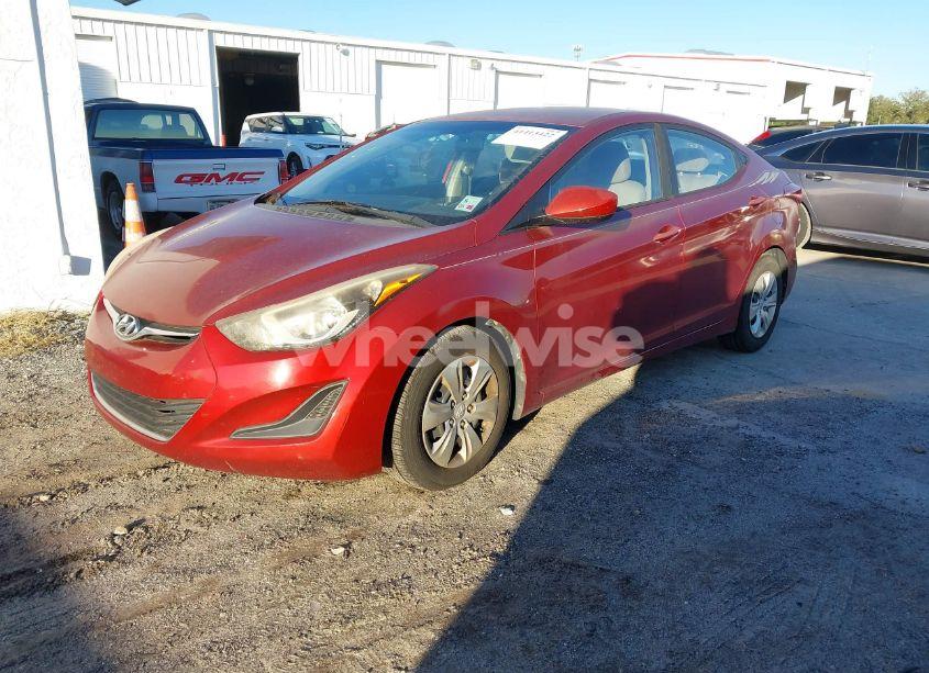 Photo 2 of 2016 Hyundai Elantra SE (VIN 5NPDH4AE0GH743606)