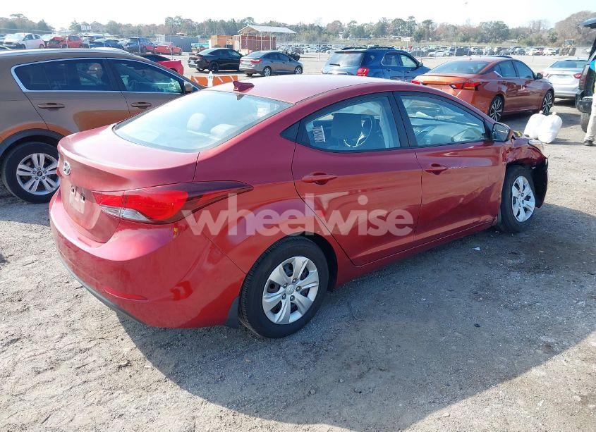 Photo 4 of 2016 Hyundai Elantra SE (VIN 5NPDH4AE0GH768280)