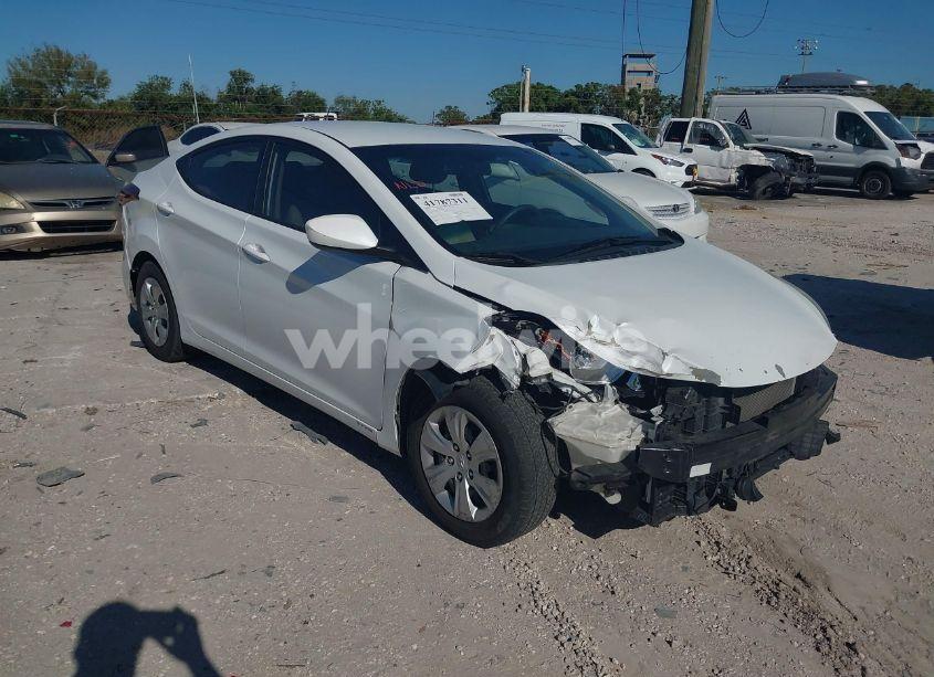 2016 Hyundai Elantra SE (VIN 5NPDH4AE0GH771986) main photo