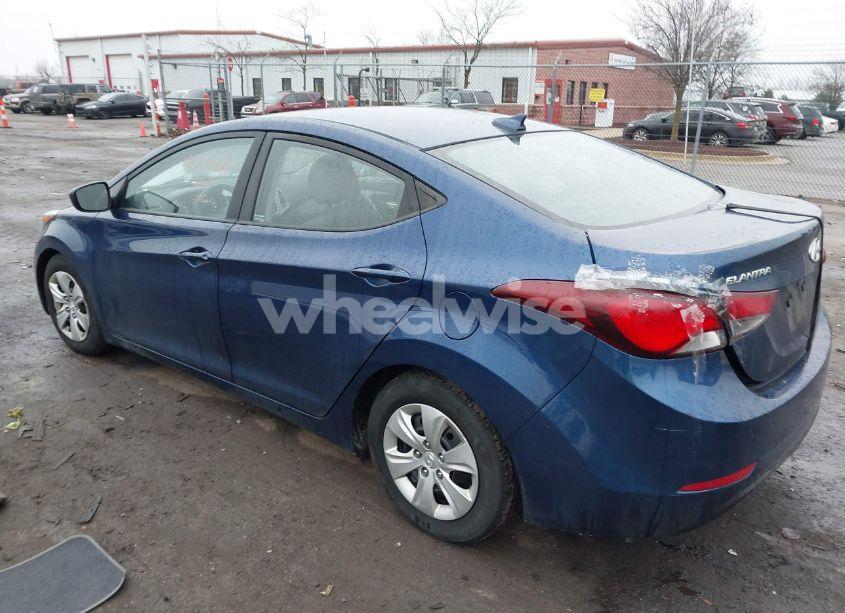 Photo 3 of 2016 Hyundai Elantra SE (VIN 5NPDH4AE0GH785905)