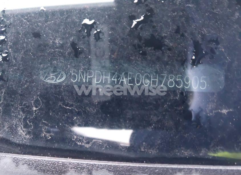 Photo 9 of 2016 Hyundai Elantra SE (VIN 5NPDH4AE0GH785905)