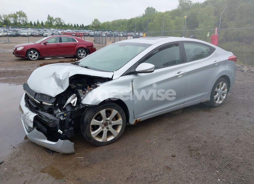 Photo 2 of 2012 Hyundai Elantra LIMITED (VIN 5NPDH4AE1CH081237)