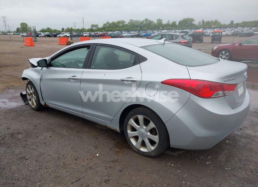 Photo 3 of 2012 Hyundai Elantra LIMITED (VIN 5NPDH4AE1CH081237)