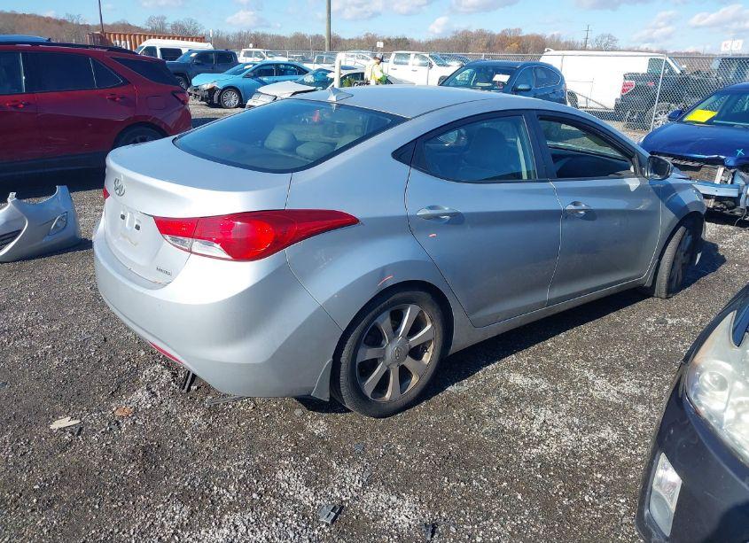 Photo 4 of 2012 Hyundai Elantra LIMITED (VIN 5NPDH4AE1CH113801)