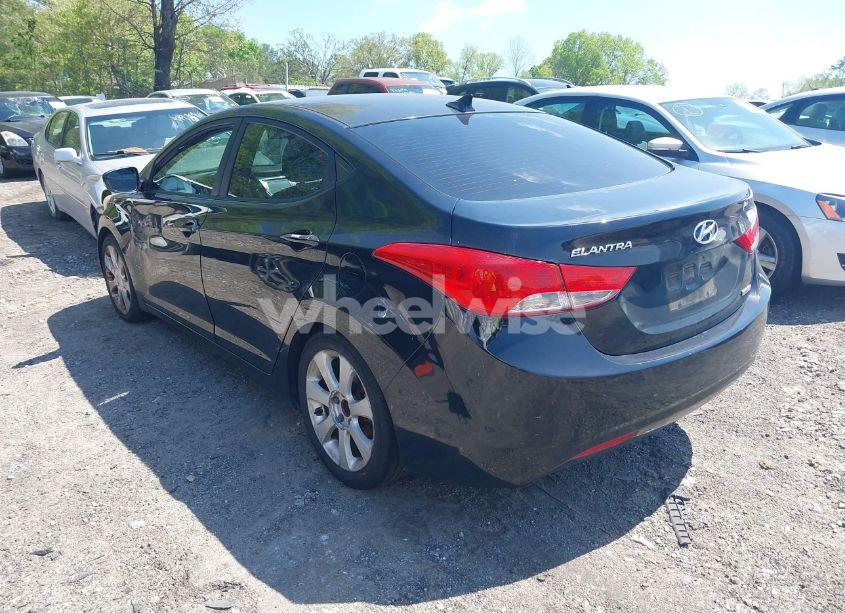 Photo 3 of 2012 Hyundai Elantra LIMITED (VIN 5NPDH4AE1CH125995)