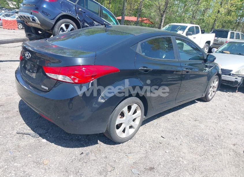 Photo 4 of 2012 Hyundai Elantra LIMITED (VIN 5NPDH4AE1CH125995)