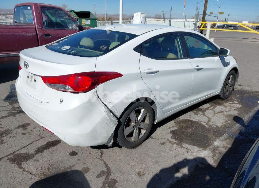 Photo 4 of 2012 Hyundai Elantra GLS (VIN 5NPDH4AE1CH139198)