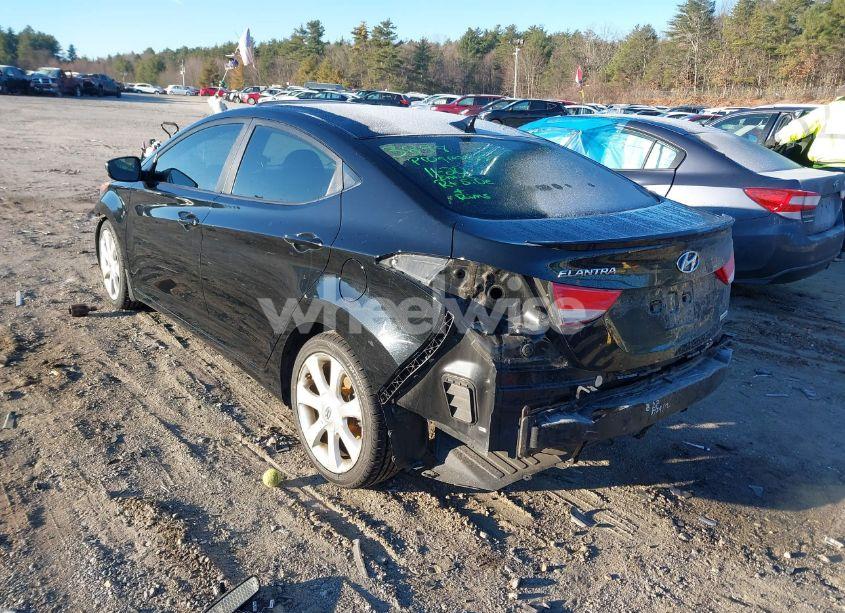 Photo 3 of 2013 Hyundai Elantra LIMITED (VIN 5NPDH4AE1DH191321)