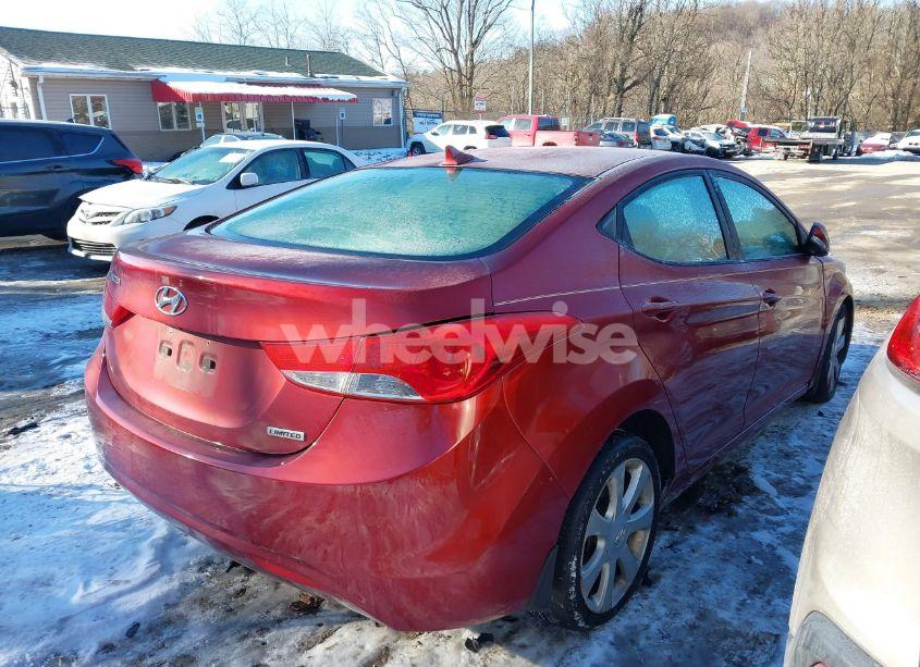 Photo 4 of 2013 Hyundai Elantra LIMITED (VIN 5NPDH4AE1DH236256)